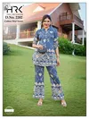 HRK 2202 Viscose Printed Western Ladies Cord Set Wholesale Shop In Surat